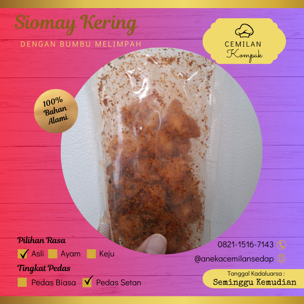 Siomay Kering Pedas